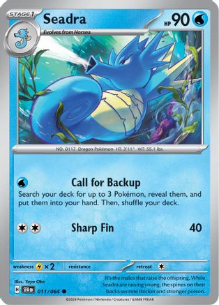 Seadra 011/064  SV Shrouded Fable - Common