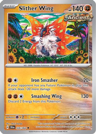 Slither Wing 026/064  SV Shrouded Fable - Uncommon