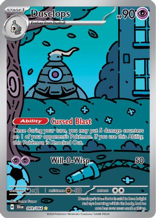 Dusclops 069/064  - Holofoil SV Shrouded Fable - Illustration Rare