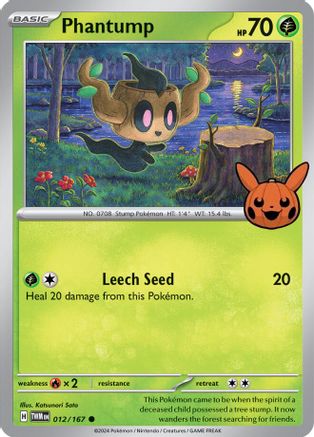Phantump 012/167  Trick or Trade BOOster Bundle 2024 - Common