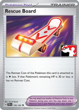 Rescue Board 159/162  - Holofoil Prize Pack Series Cards - Uncommon