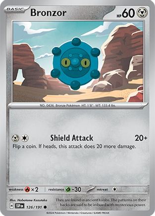 Bronzor 126/191  SV08 Surging Sparks - Common