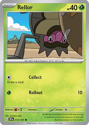 Rellor 013/191  - Reverse Holofoil SV08 Surging Sparks - Common