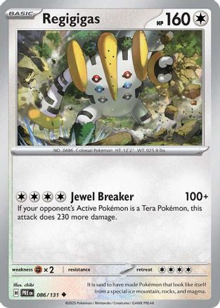 Regigigas 086/131  SV Prismatic Evolutions - Uncommon