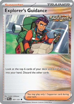 Explorer's Guidance 107/131  SV Prismatic Evolutions - Uncommon
