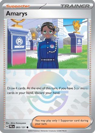 Amarys 093/131  - Holofoil SV Prismatic Evolutions - Common