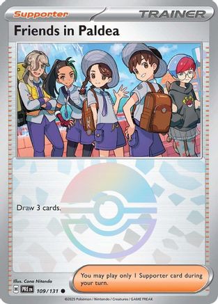 Friends in Paldea 109/131  - Holofoil SV Prismatic Evolutions - Common