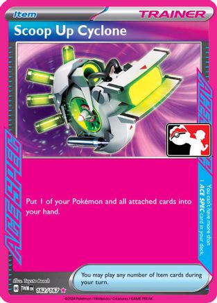 Scoop Up Cyclone 162  - Holofoil Prize Pack Series Cards - ACE SPEC Rare