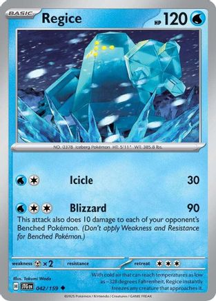 Regice 042/159  SV09 Journey Together - Uncommon