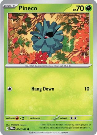 Pineco 004/182  SV10 Destined Rivals - Common