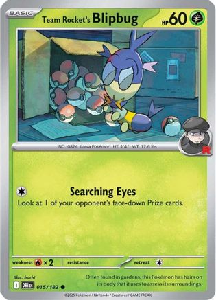 Team Rocket's Blipbug 015/182  SV10 Destined Rivals - Common
