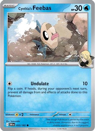 Cynthia's Feebas 052/182  SV10 Destined Rivals - Common
