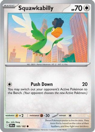 Squawkabilly 160/182  SV10 Destined Rivals - Common