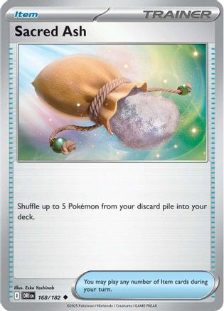 Sacred Ash 168/182  SV10 Destined Rivals - Uncommon