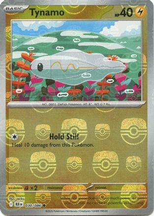 Tynamo (Master Ball Pattern) 030/086  - Holofoil SV Black Bolt - Common