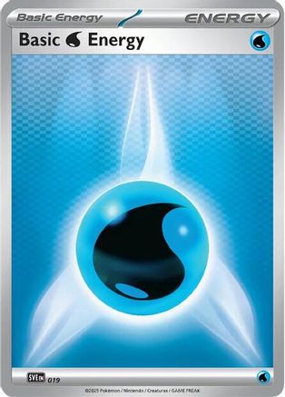 Basic Water Energy 019  SVE Scarlet & Violet Energies - Common