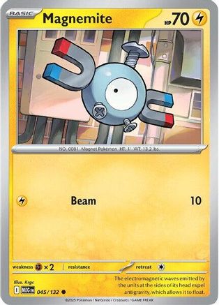 Magnemite 045  - Reverse Holofoil ME01 Mega Evolution - Common