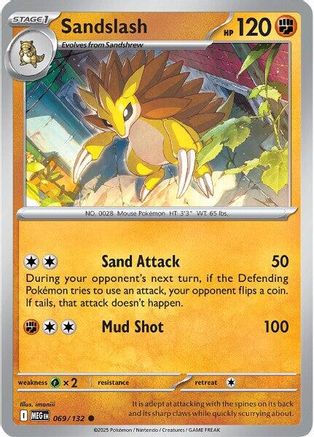Sandslash 069  ME01 Mega Evolution - Common