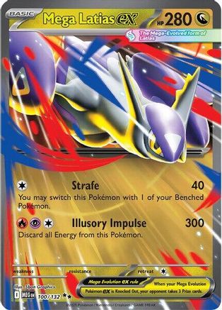 Mega Latias ex 100/132  - Holofoil ME01 Mega Evolution - Double Rare