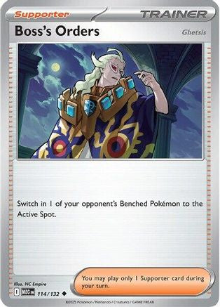 Boss's Orders [Ghetsis] 114  ME01 Mega Evolution - Uncommon