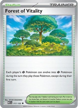 Forest of Vitality 117  ME01 Mega Evolution - Uncommon