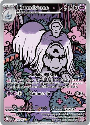 Houndstone 145/132  - Holofoil ME01 Mega Evolution - Shiny Rare