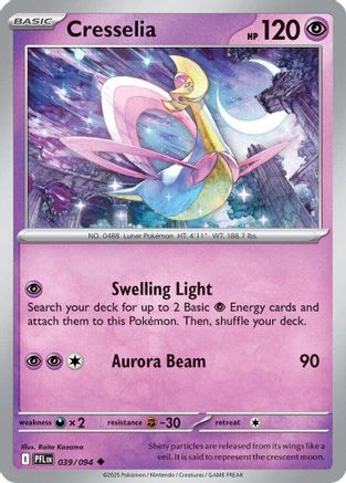 Cresselia 039  ME02 Phantasmal Flames - Uncommon