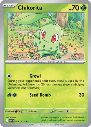 Chikorita 008  ME Ascended Heroes - Common