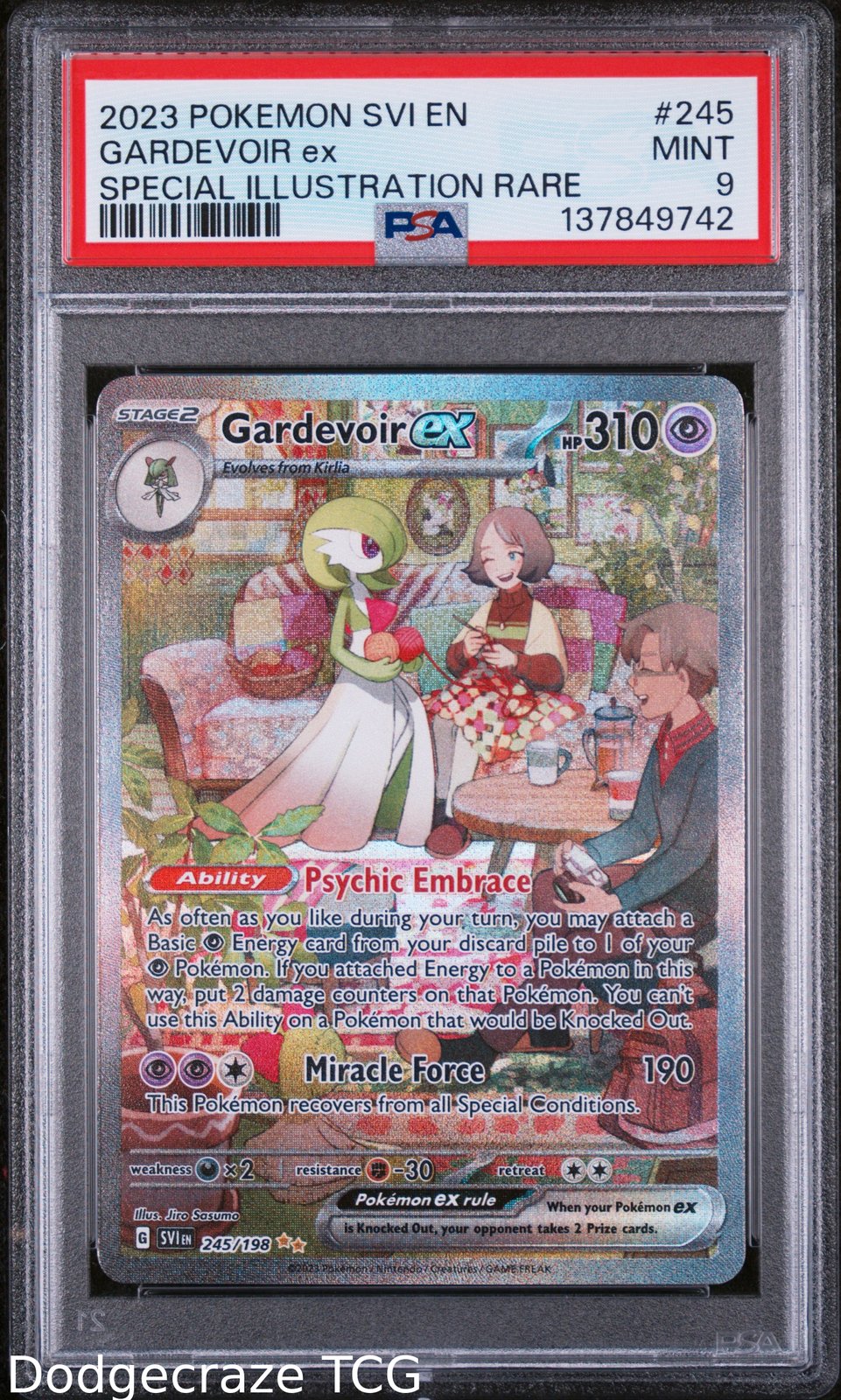 2023 Pokemon Gardevoir EX Special Illustration Rare 245 PSA 9
