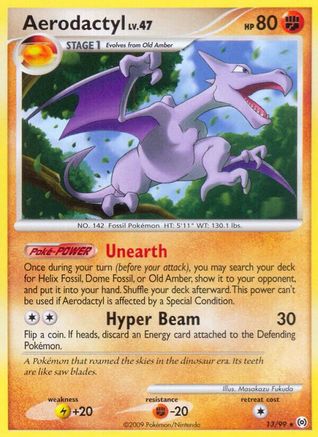 Aerodactyl 013  Arceus - Rare