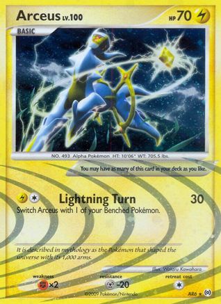 Arceus (AR6) AR6  - Holofoil Arceus - Holo Rare