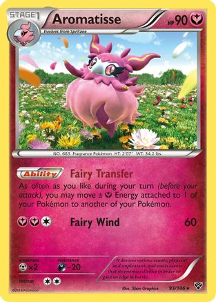 Aromatisse 093/146  - Reverse Holofoil XY Base Set - Holo Rare