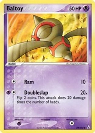 Baltoy 059/110  - Reverse Holofoil Holon Phantoms - Common