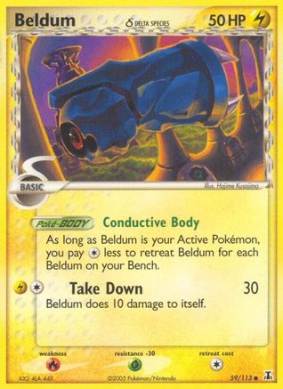 Beldum (Delta Species) 059/113  - Reverse Holofoil Delta Species - Common
