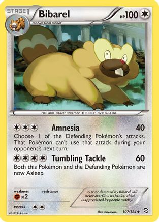 Bibarel 107  Dragons Exalted - Uncommon