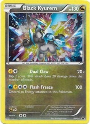 Black Kyurem BW58  - Holofoil Black and White Promos - Promo