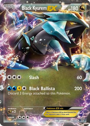 Black Kyurem EX 095/135  - Holofoil Plasma Storm - Ultra Rare