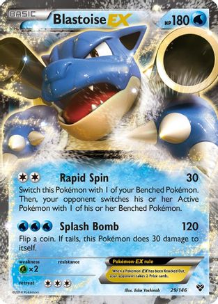 Blastoise EX 029/146  - Holofoil XY Base Set - Ultra Rare