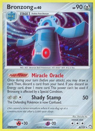 Bronzong 006/123  - Holofoil Mysterious Treasures - Holo Rare