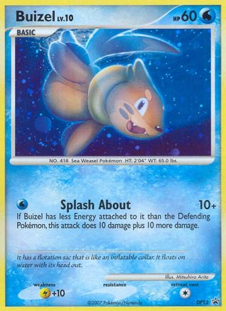 Buizel DP13  - Holofoil Diamond and Pearl Promos - Promo