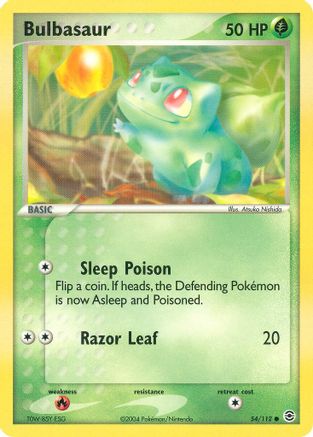Bulbasaur 054/112  FireRed & LeafGreen - Common
