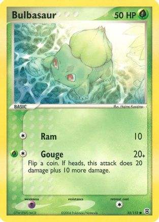 Bulbasaur 055/112  FireRed & LeafGreen - Common