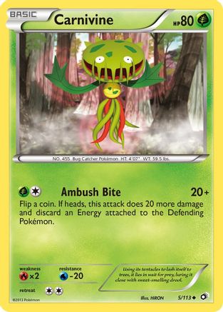 Carnivine 005  Legendary Treasures - Uncommon