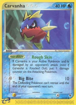 Carvanha 051/109  - Reverse Holofoil Ruby and Sapphire - Common