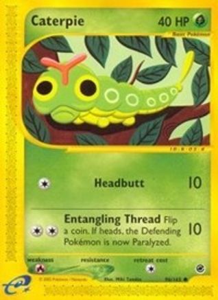 Caterpie 096  - Reverse Holofoil Expedition - Common