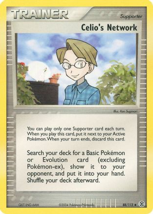 Celio's Network 088/112  - Reverse Holofoil FireRed & LeafGreen - Uncommon