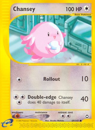 Chansey 069/147  Aquapolis - Common