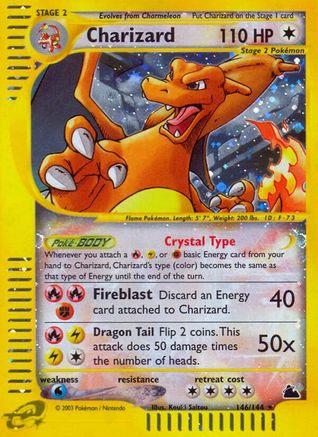 Charizard 146  - Holofoil Skyridge - Secret Rare