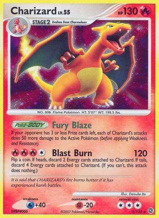 Charizard 003/132  - Reverse Holofoil Secret Wonders - Holo Rare