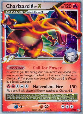 Charizard G LV.X DP45  - Holofoil Diamond and Pearl Promos - Promo